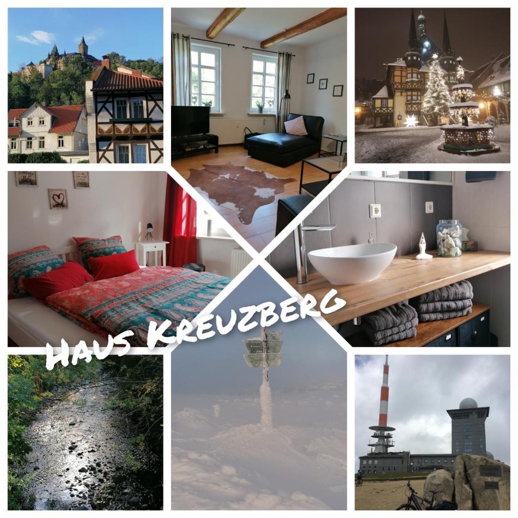 شقة Haus Kreuzberg Mit Schlossblick فيرنغروده المظهر الخارجي الصورة