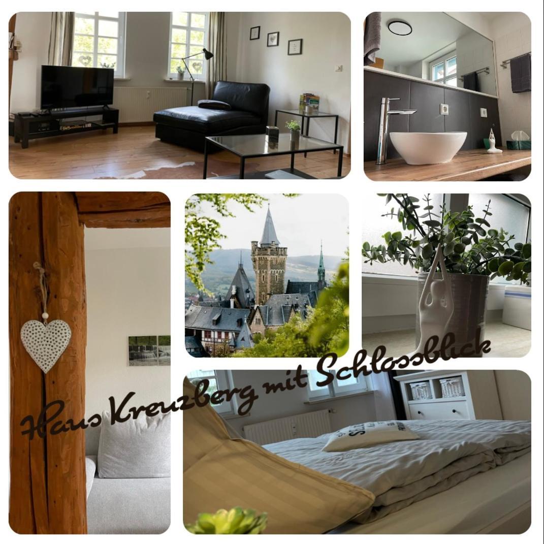 شقة Haus Kreuzberg Mit Schlossblick فيرنغروده المظهر الخارجي الصورة
